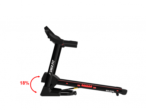 Беговая дорожка UNIXFIT MX-830L в ПОДАРОК коврик 190 см - 8