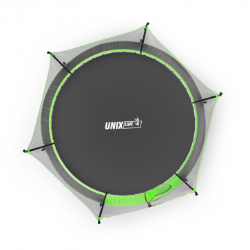 Батут UNIX Line 8 ft UFO Green - 13